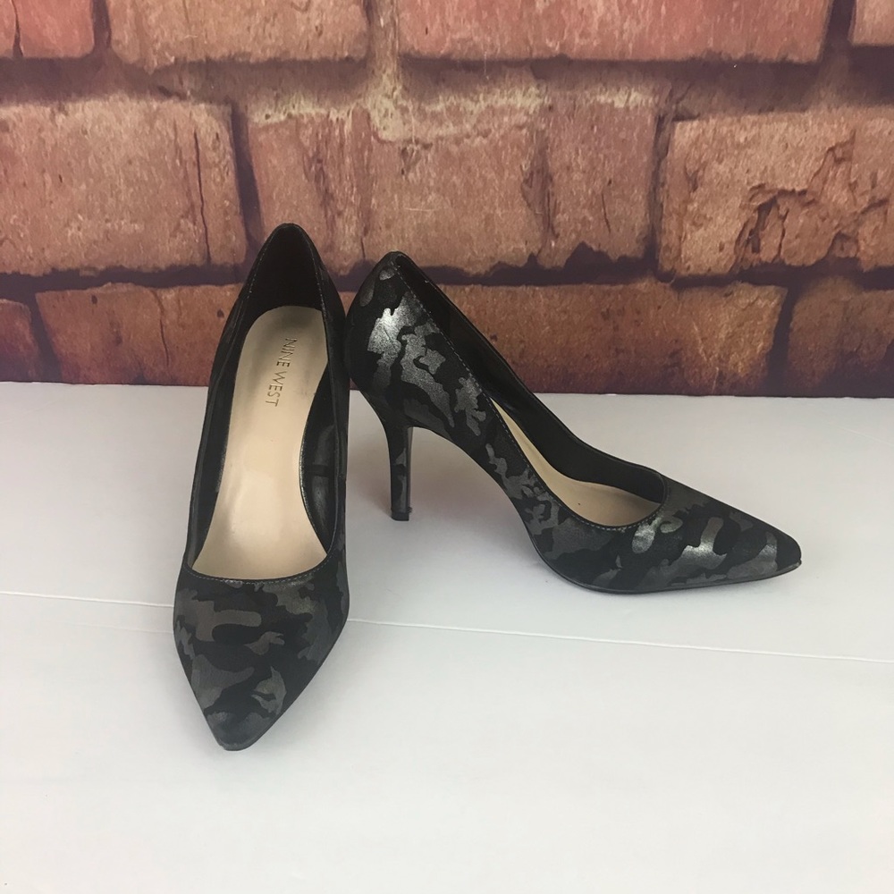 Nine West Tatiana Pumps Metallic Camouflage 7